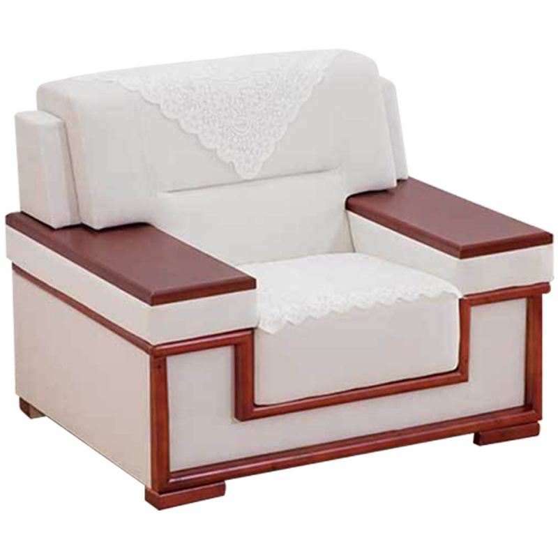 创世人 办公家具会议沙发商务贵宾接待沙发单人沙发单人位