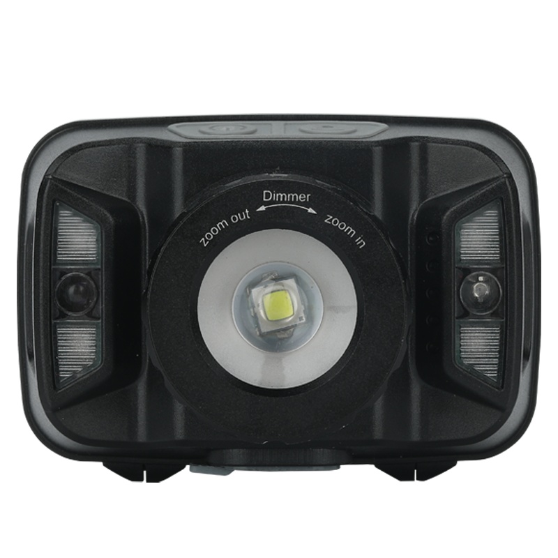 神火HL18变焦强光感应led防水头灯USB充电超亮头戴式手电筒超轻小号超长续航户外夜钓鱼灯