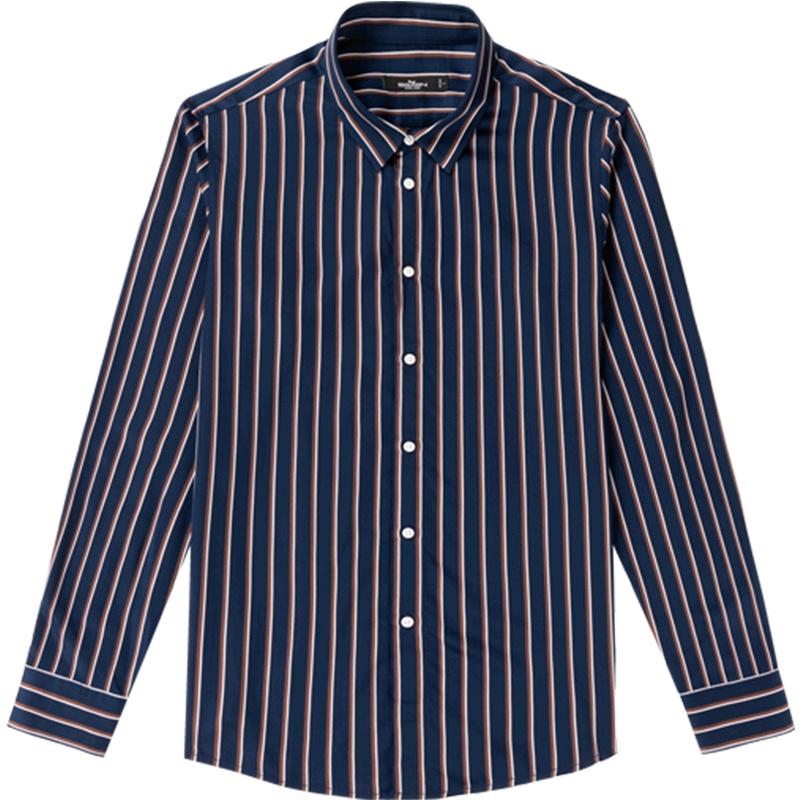 柒牌SEVEN男装长袖衬衫男韩版潮流长袖商务上衣工装职业青年休闲衬衣