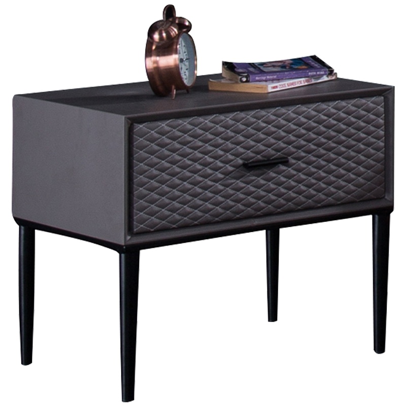 创世人 北欧轻奢全实木床头柜卧室简约 现代经济型收纳柜子家用储物柜