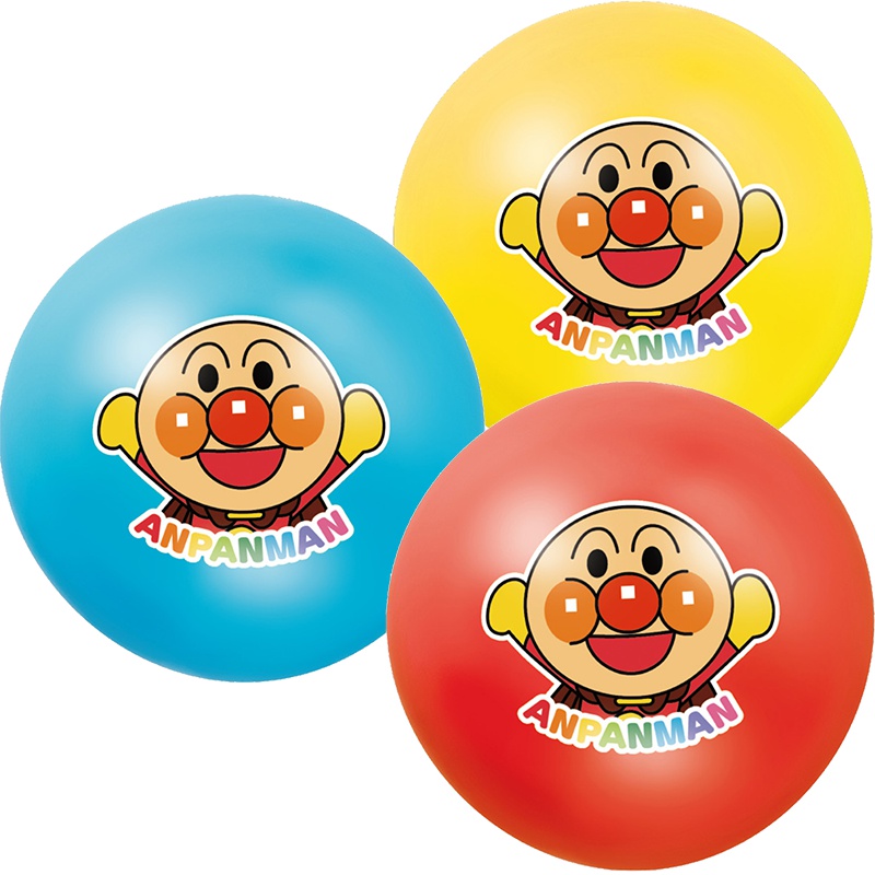 面包超人ANPANMAN 儿童弹力球小皮球蓝色单个装 玩具球 PVC 18个月以上适用