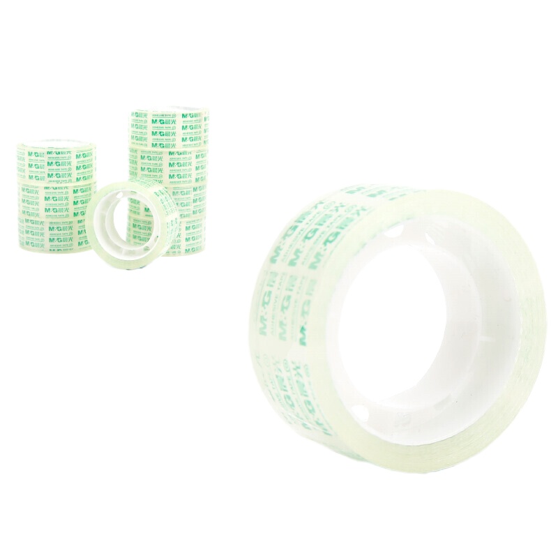 晨光(M&G)文具透明胶带AJD97318 12mm*14y(12.8m/卷) 12卷装