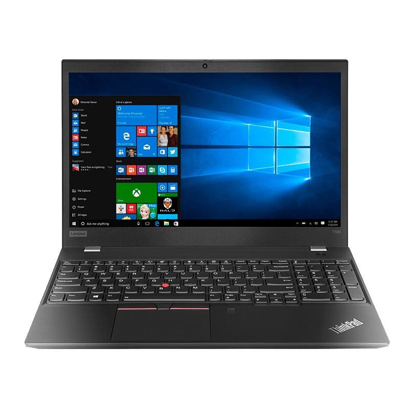ThinkPad T590 07CD 15.6英寸笔记本电脑 i7-8565U 16G 1TSSD 2G独显 W10Pro 指纹识别 高分屏 3年保