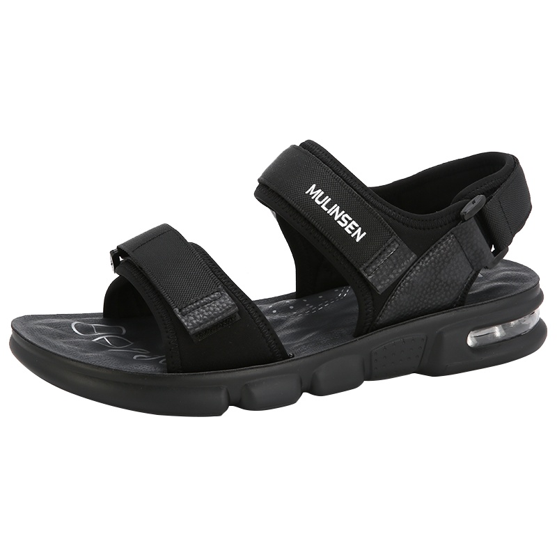 木林森凉鞋2020夏季休闲外穿凉拖鞋魔术扣轻便男士沙滩鞋透气正品