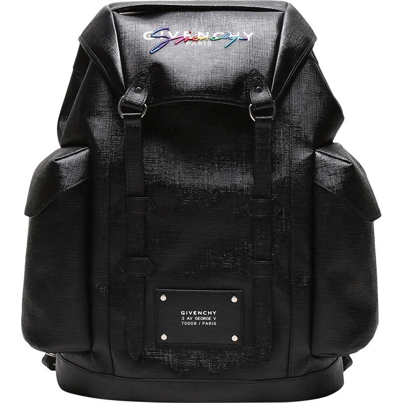 GIVENCHY 纪梵希 男士聚氨酯/织物双肩包 BK5052K0LV