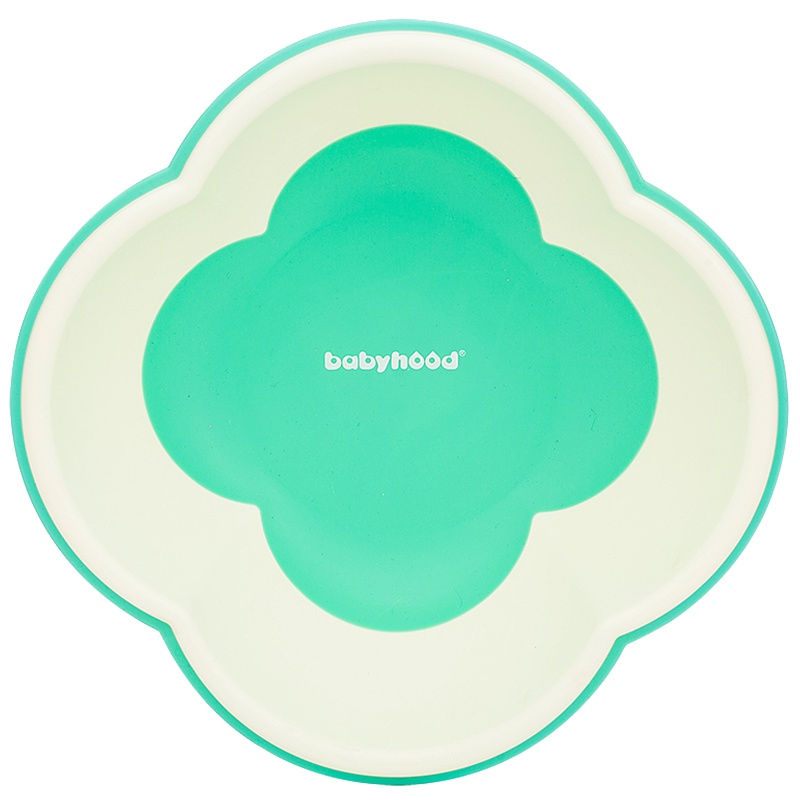 世纪宝贝(babyhood)pp加厚四叶草小脸盆 BH-719 草绿 婴幼儿多功能盆