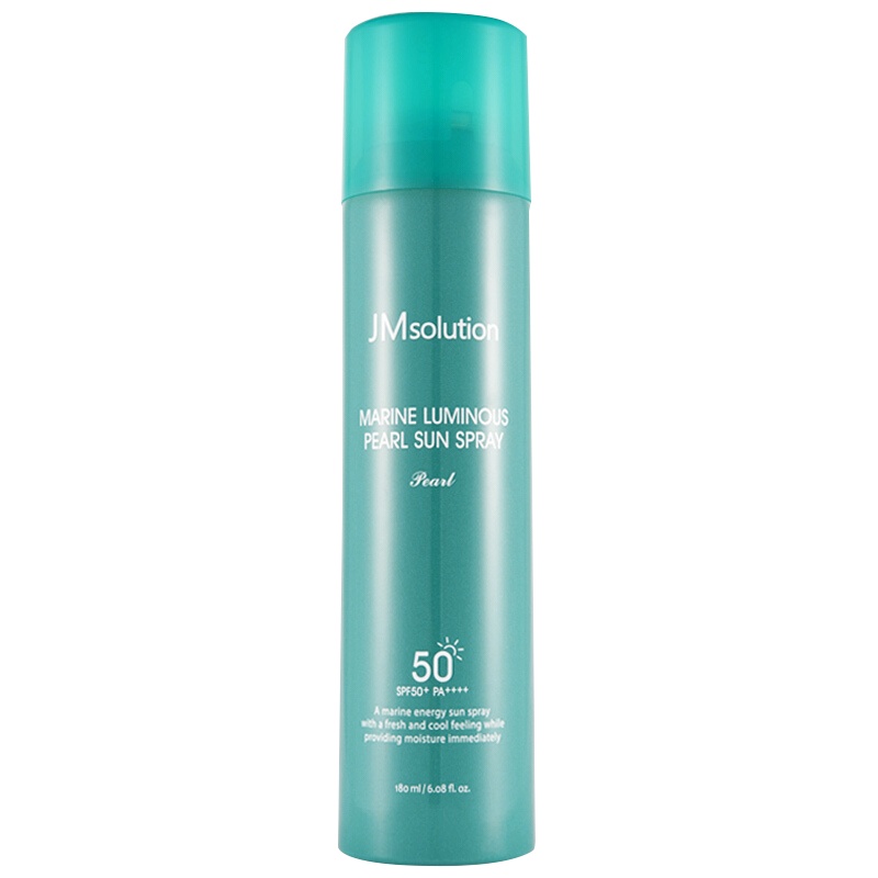 韩国JMSOLUTION 海洋JM珍珠防晒/隔离喷雾 防水防汗清爽保湿不油腻男女通用军训 JM海洋珍珠防日晒喷雾180m