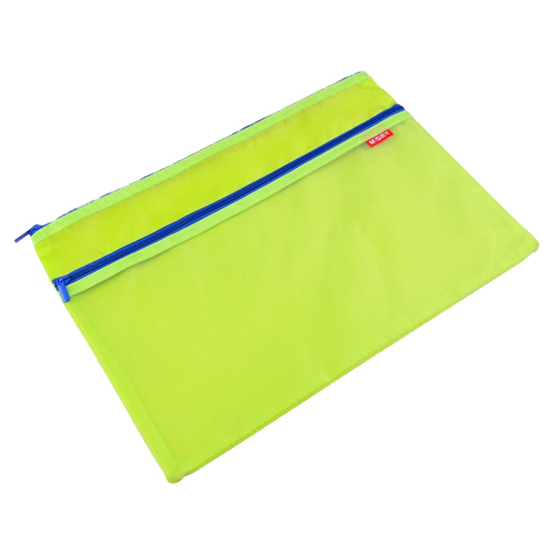 晨光(M&G)柔质双层拉链袋 ADM94879 MG A4 (颜色随机) 五个装