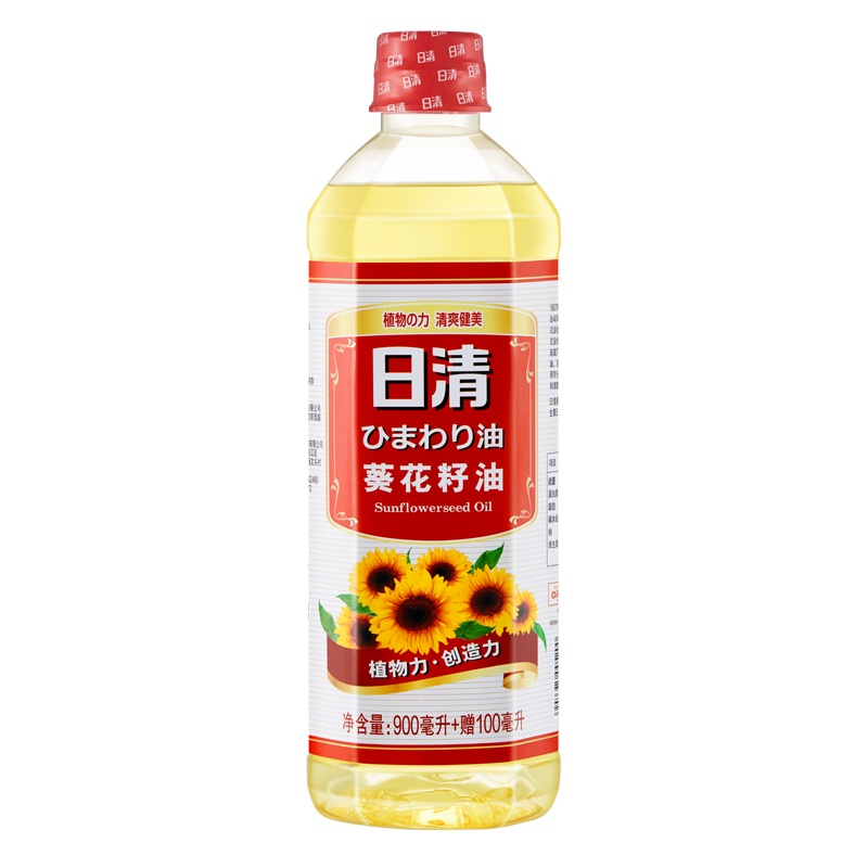 日清清爽健美葵花籽油900ml+100ml