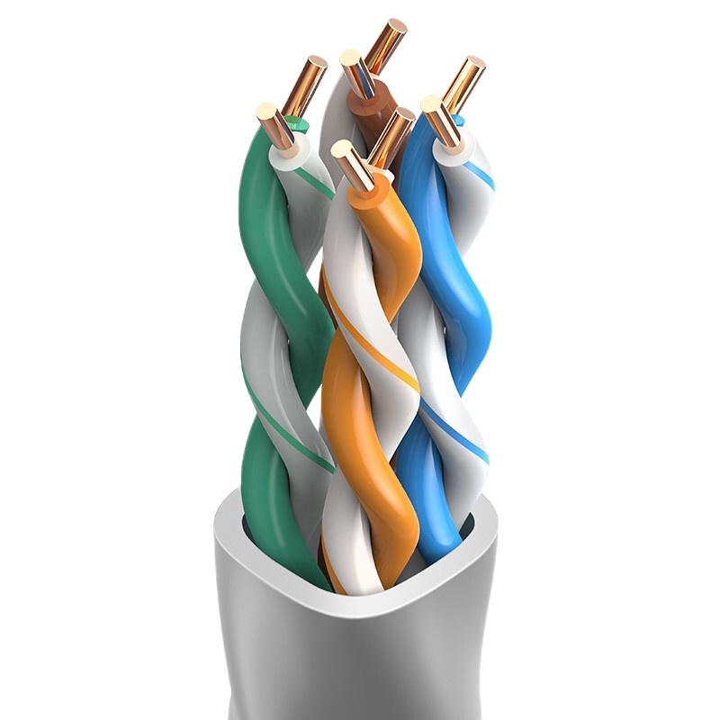 TP-LINK TL-EC5e00-305工程级原装超五类非屏蔽高速网线 305米/箱(灰)