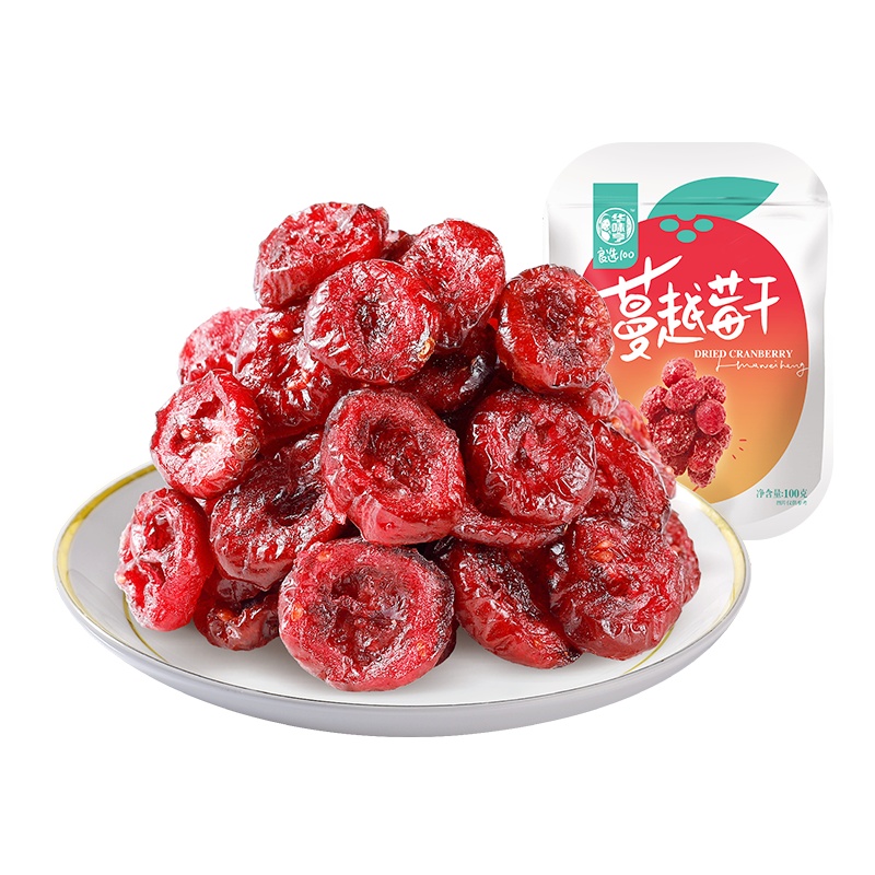 华味亨蔓越莓干100g 烘焙原料风味零食小吃蜜饯