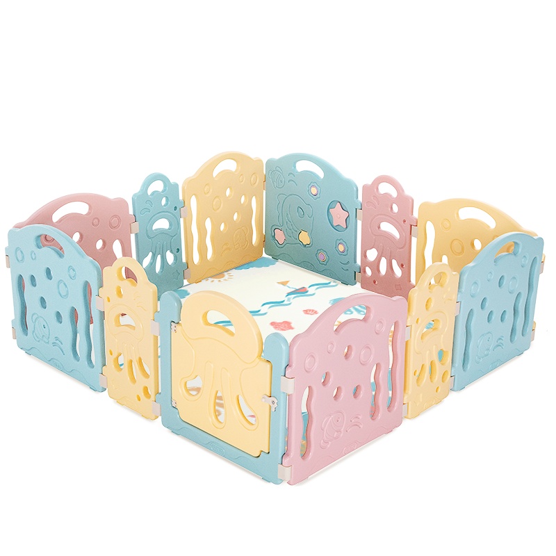 爱音(Aing)儿童游戏围栏宝宝室内户外安全学步防护栏儿童游戏围栏海洋球池游乐场