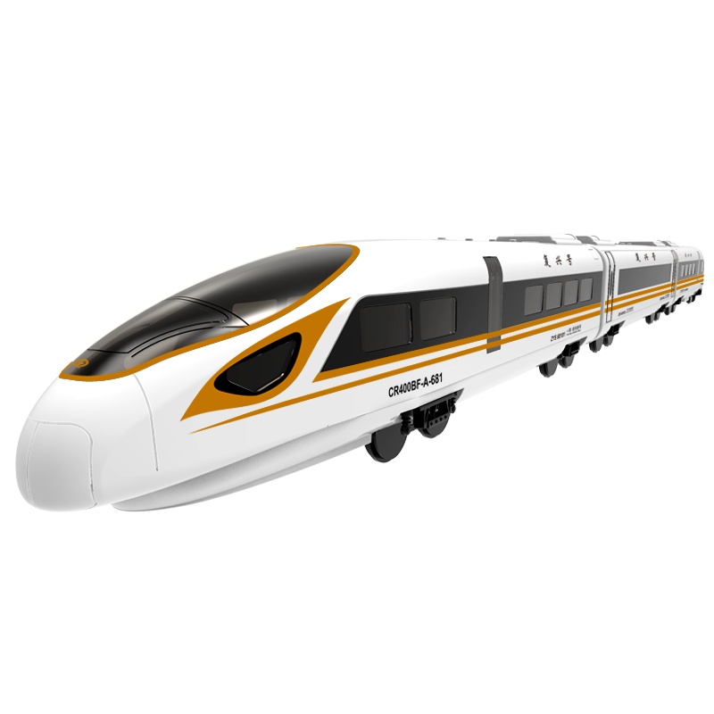 双鹰复兴号高铁模型遥控可开门列车儿童仿真电动车火车男孩玩具车E681-001