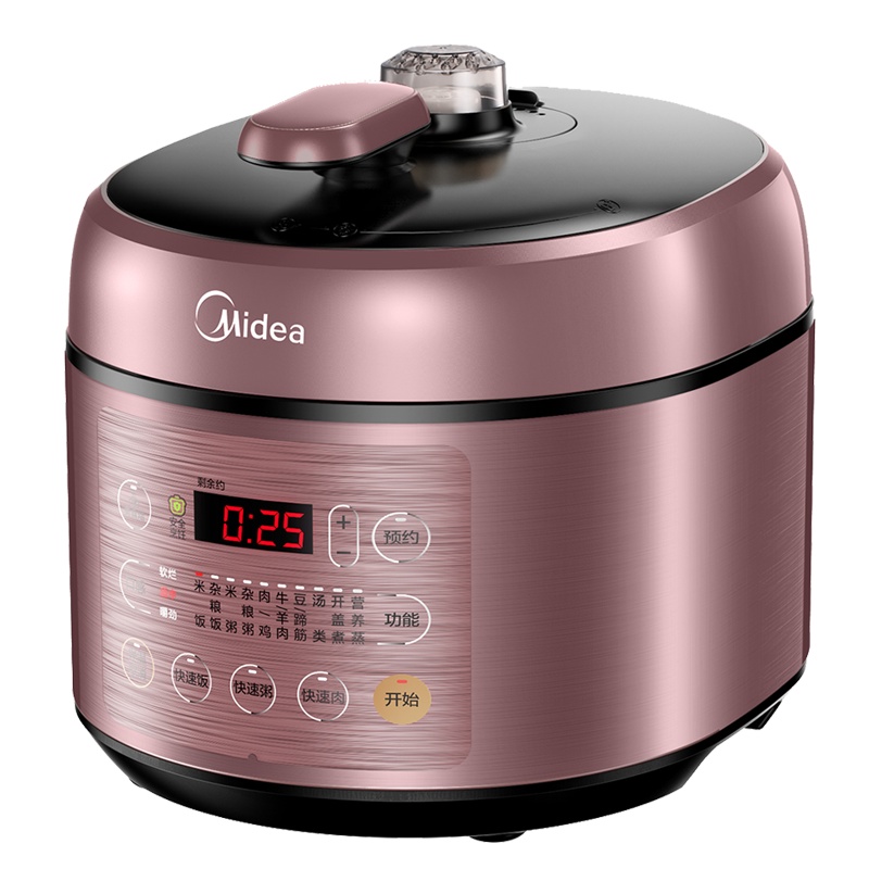 美的(Midea)电压力锅双胆5L5-8人智能家用高压饭煲MY-SS5052P
