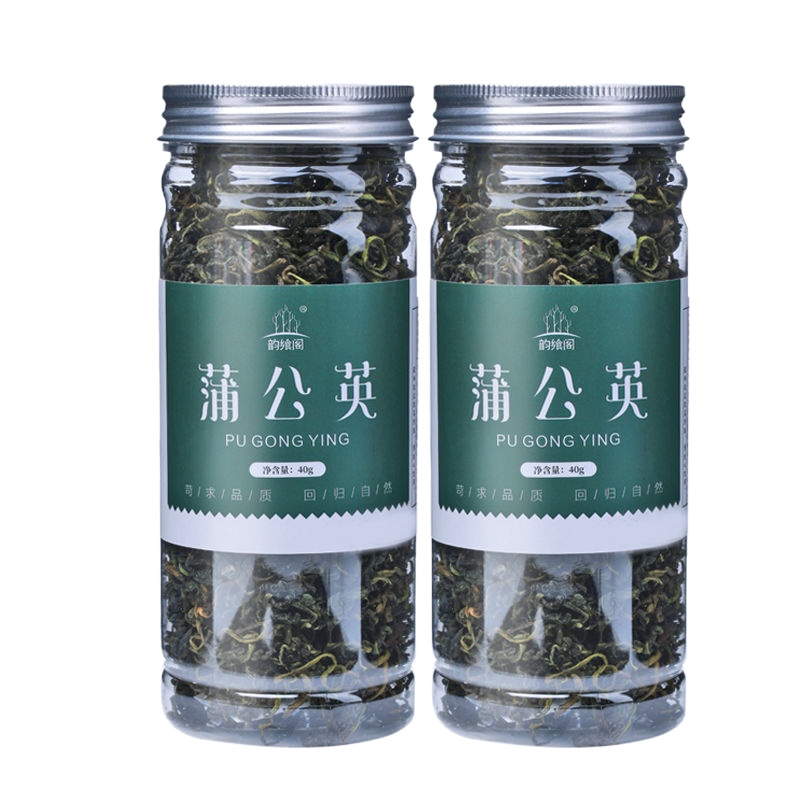 蒲公英40g/2罐装 蒲公英茶浦公英薄公英带根婆婆丁根茶长白山茶叶罐装花茶