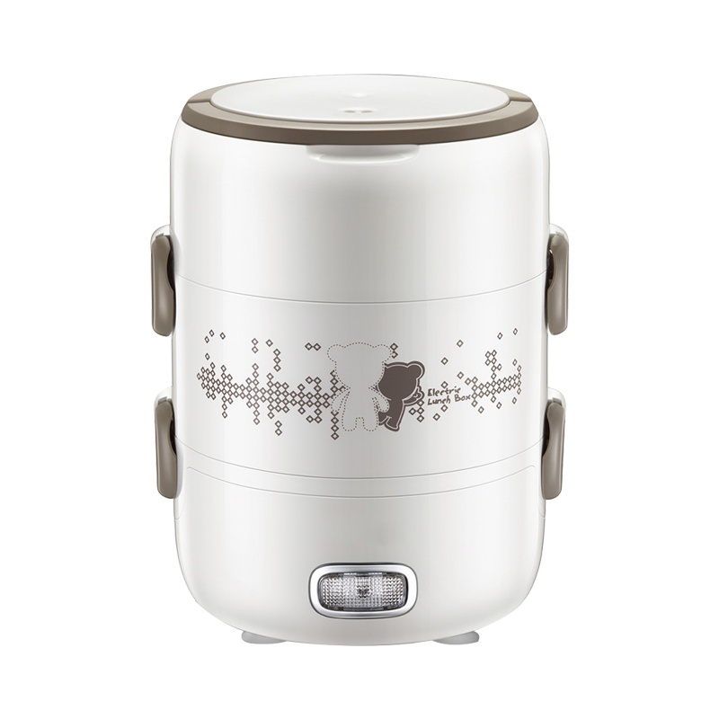 苏宁极物 蒸饭盒 DFH-S2358 三层保温饭盒可插电不锈钢便当盒（单位：个）