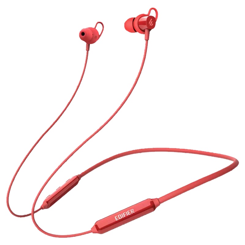 Edifier/漫步者 W200BT 颈挂版 磁吸入耳式 无线运动蓝牙线控耳机 手机耳机 音乐耳机 带麦可通话 玛瑙红