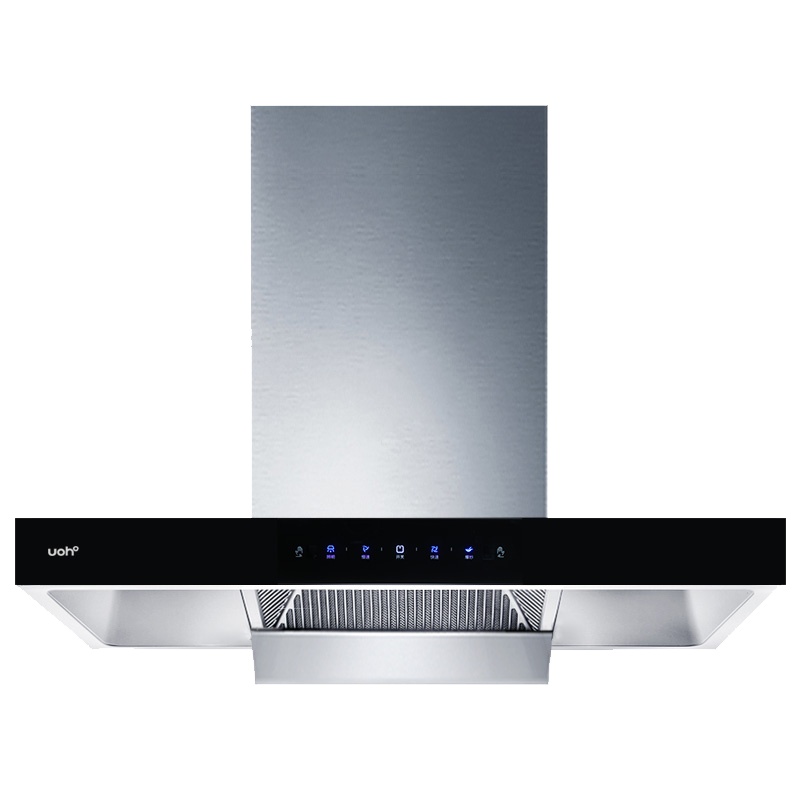 优好(Uoho)HT101顶吸式抽油烟机欧式家用大吸力吸烟机 厨房欧式顶吸T型挂壁式油烟机特价家用智能体感开关油烟机