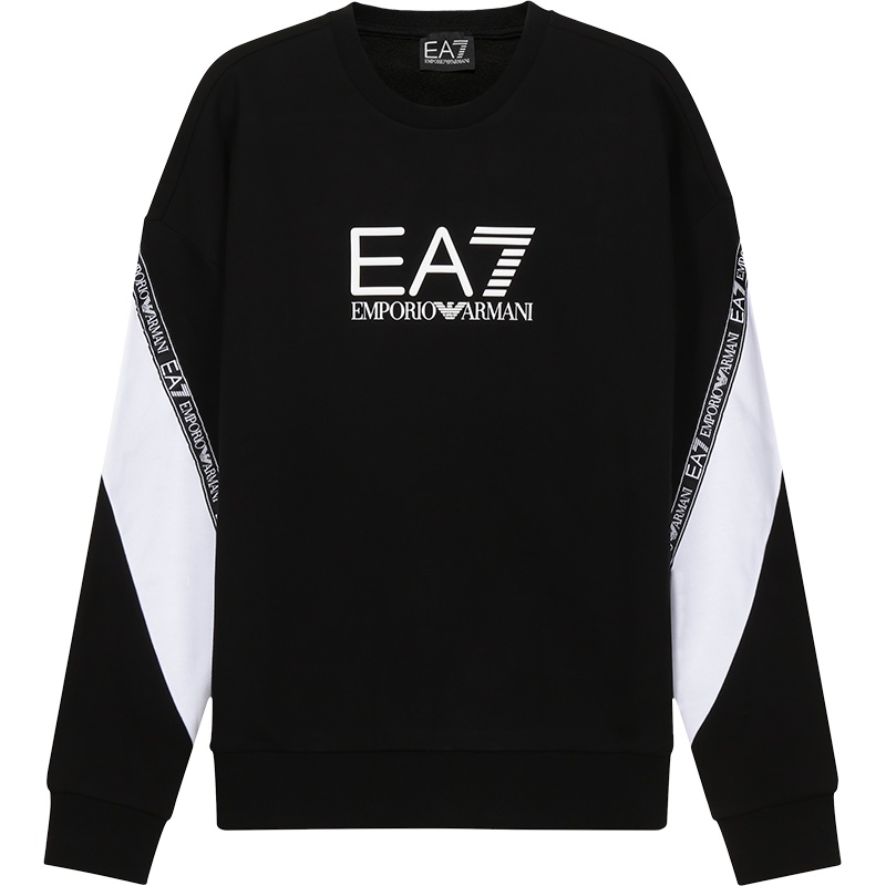 EMPORIO ARMANI EA7 阿玛尼 男士棉质加绒款圆领长袖卫衣运动衫6KPM28 PJ07Z
