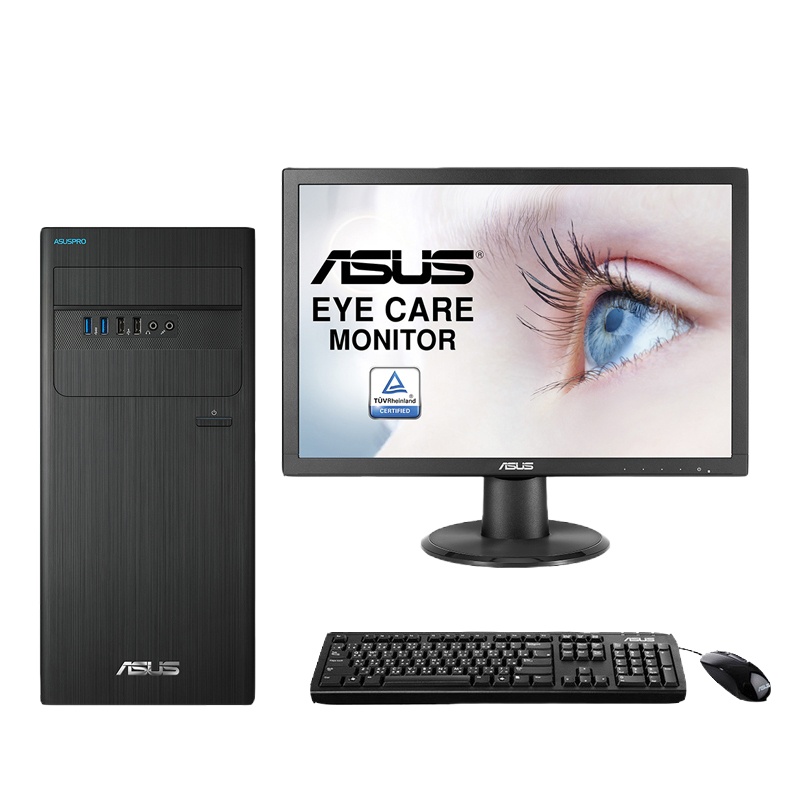 华硕（ASUS）D324MT商用台式电脑21.5英寸显示器（G3930 4G 1T 集显）