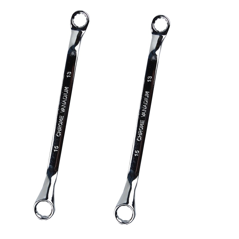 钢盾SHEFFIELD 公制精抛光双梅花扳手13X15mm S017613