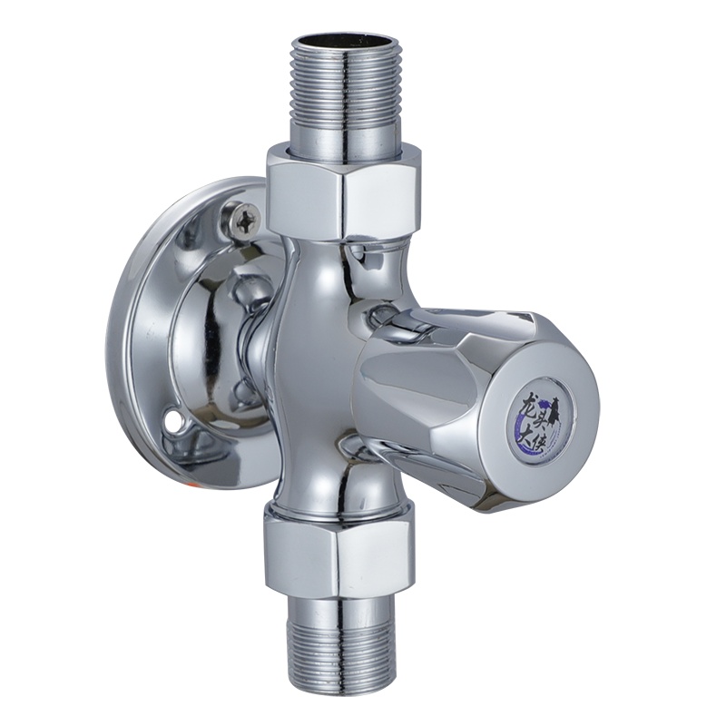 铜材质单水明装淋浴水龙头 明装单冷直通阀开关 挂墙式淋浴单冷龙