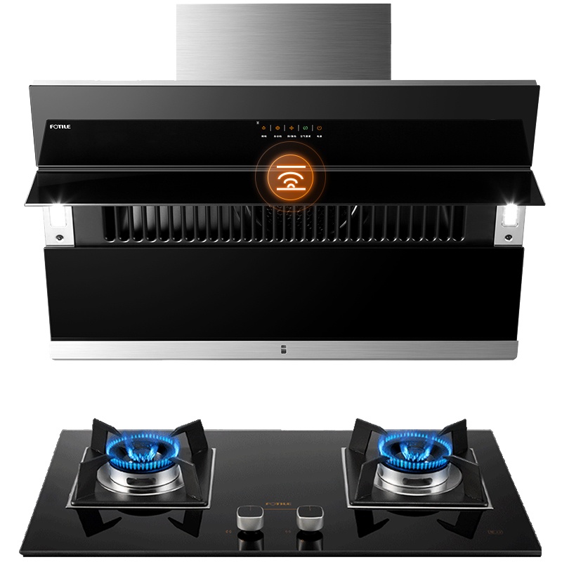 方太(FOTILE)20风量侧吸式直吸直排油烟机燃气灶套餐JQ22TA+HC86BE(液化气)