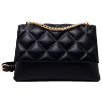 新款女士时尚百搭包网红洋气小方包菱格小包链条斜挎单肩包