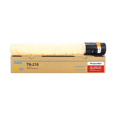 欣彩（Anycolor）TN216墨粉盒 AF-TN216Y黄色 适用柯尼卡美能达bizhub C220 C280碳粉盒