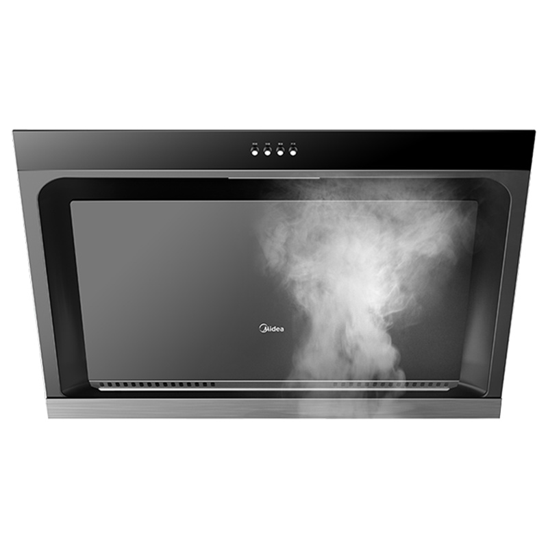 美的(Midea)抽油烟机CXW-200-J15 侧吸式17m³大吸力油烟机单机 家用厨房易清洁面板抽烟机