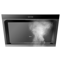 美的(Midea)抽油烟机CXW-200-J15 侧吸式17m³大吸力油烟机单机 家用厨房易清洁面板抽烟机