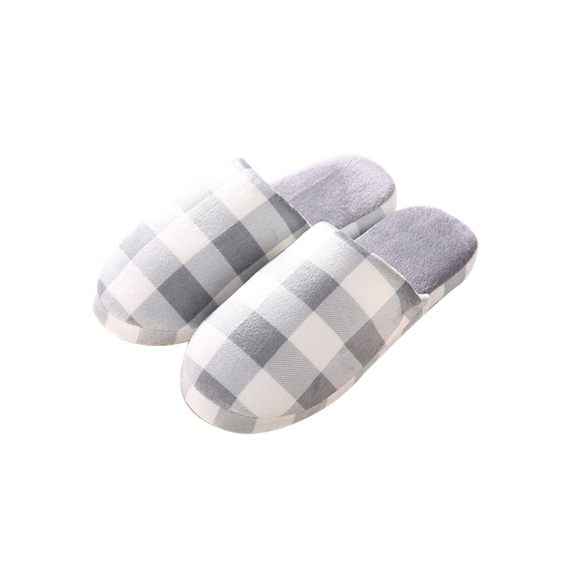 凯诗风尚(CHARSON)拖鞋 秋冬加厚底棉拖鞋可爱毛绒家居羊角拖鞋四季家用情侣家居一对女家用防滑室内家居鞋子