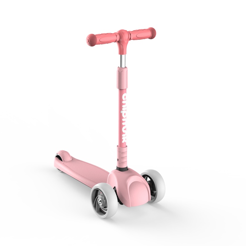 [2020新品]优贝一键折叠DIY儿童滑板车三轮车2-8岁闪光轮男女宝宝溜溜车踏板车