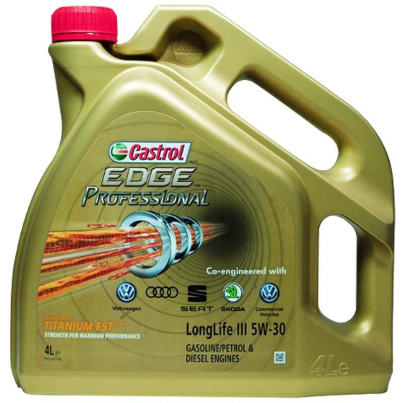 [极护FST]Castrol嘉实多 Professional Longlife III 5W-30 C3 全合成机油4L