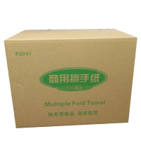 驰卫洁 抽纸 商用擦手纸 单层折叠式*200抽*20包（整箱销售）