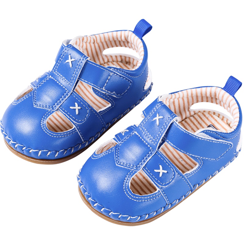 贝贝怡男女童鞋包头防撞凉鞋夏季新款时尚防滑耐磨宝宝鞋182X013