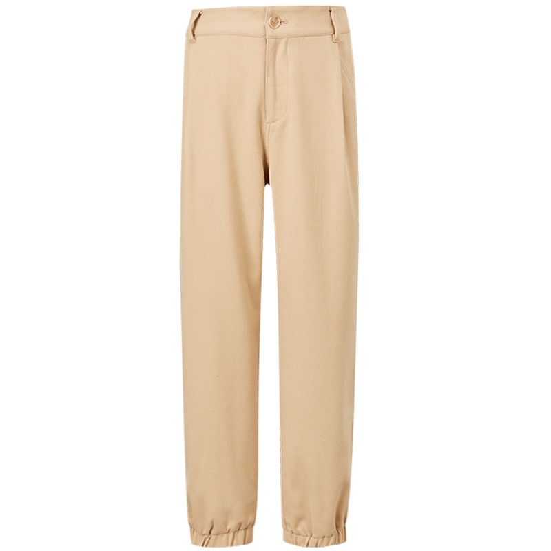 [1件5折价:100]MECITY女装冬季新款梭织休闲裤子女宽松哈伦秋冬长裤女