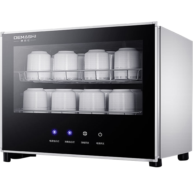 德玛仕 家用 立式 台式高温 小型 迷你茶杯消毒柜 碗柜 台式厨房茶杯消毒RTD30PD-1茶杯专用