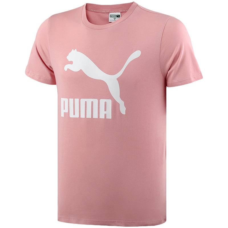 PUMA彪马男装运动服圆领LOGO短袖跑步健身T恤596535