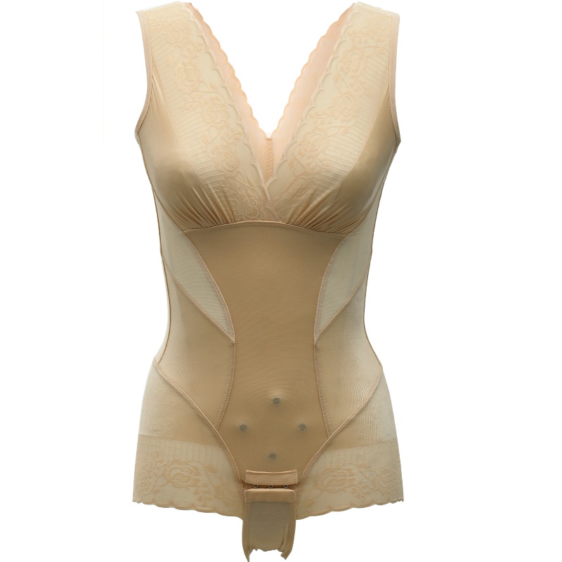 歌瑞尔时尚舒适性感收腹提臀高腰束腰裤连体塑身裤19001FL