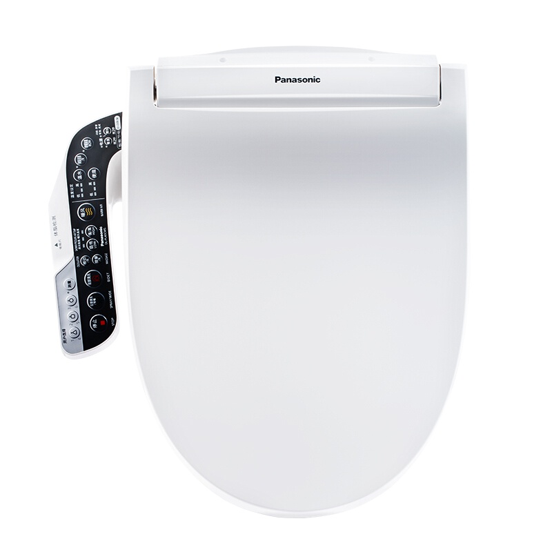 松下智能马桶盖板支持移动冲洗功能温水清洗功能健康测量APP智能遥控即热式洁身器坐便器盖板DL-PL40CWS