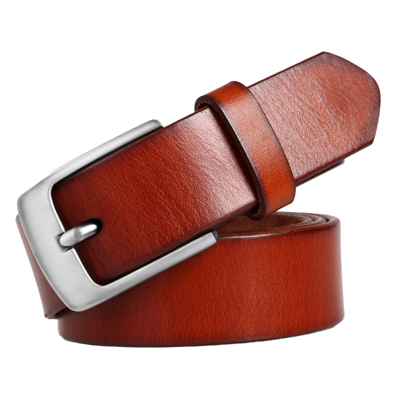 牛当家CattleOWN)女士真皮皮带夏季简约针扣腰带女牛仔裤带韩版ins头层牛皮5010