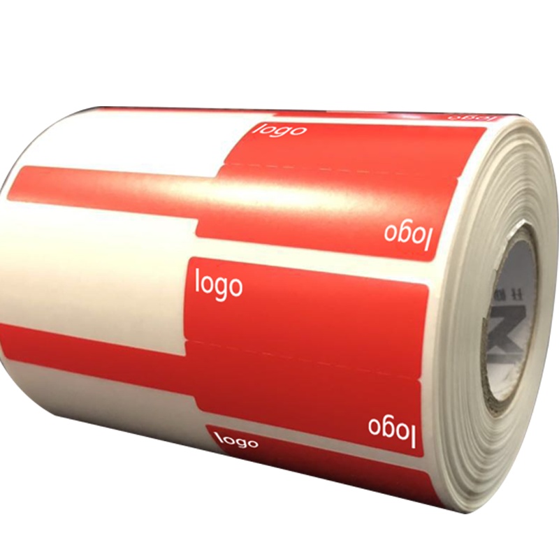 开仰(KAIYANG)P-3840-R-DX不干胶标签纸F型预印logo尾纤标签38*25+40mm/500片/卷 红色