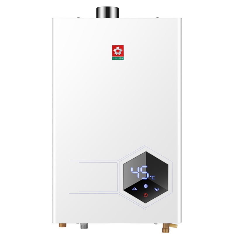 樱花(SAKURA)燃气热水器 16升进口芯片 无氧铜 水气双调 防冻 智能恒温 直流变频 JSQ30-M022天然气
