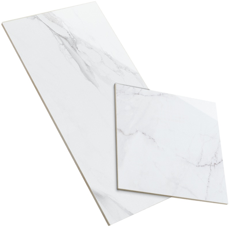 新中源陶瓷卫生间瓷砖防滑地砖简约仿大理石白色亮面瓷片厨房阳台墙砖60215