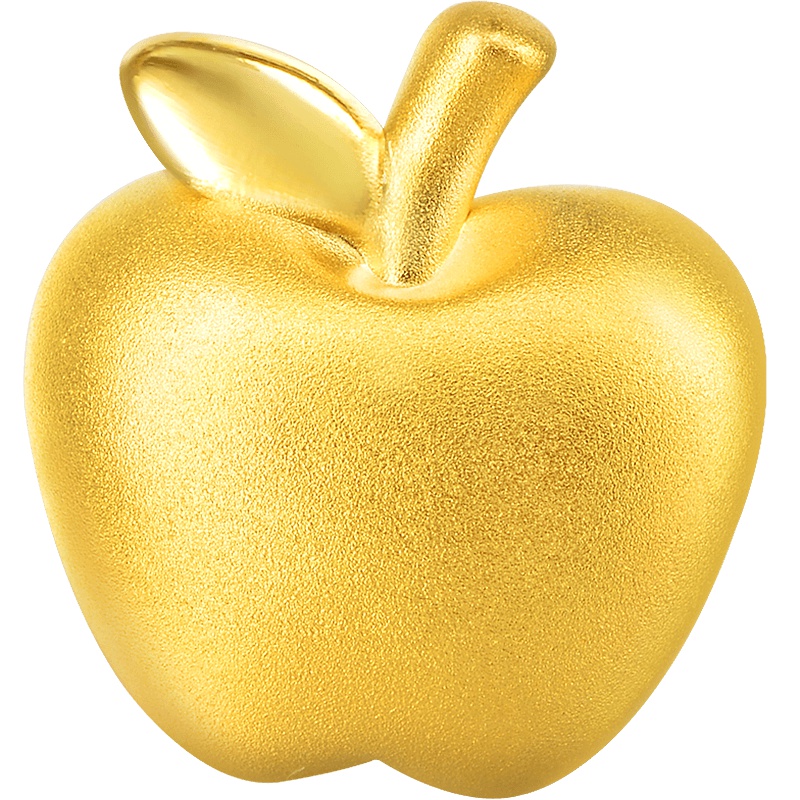 周生生(CHOWSANGSANG)黄金(足金)Charme串珠系列苹果转运珠 85391C 定价