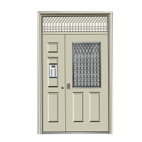 梵蒙 楼宇门厂家直销小区单元门不锈钢楼宇门钢制单元楼宇对讲门 六方楼宇门 丁级防盗门
