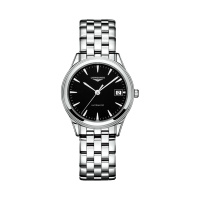 浪琴(LONGINES)瑞士手表自动机械表男L4.774.4.52.6 钢带黑盘 36mm