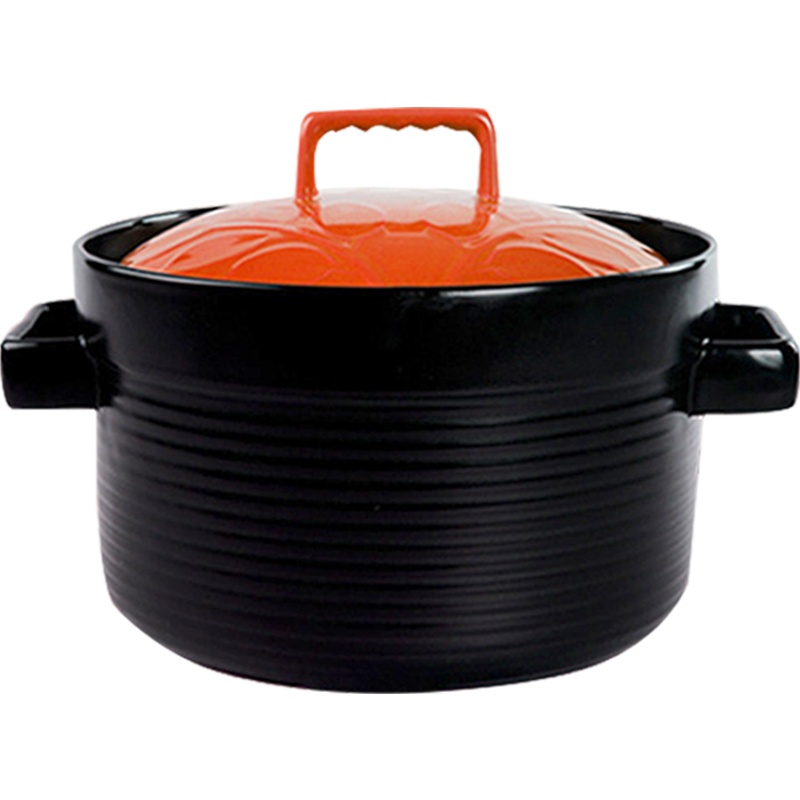 雅诚德砂锅石锅4.2L煲汤明火耐高温家用大号陶瓷煲炖锅多功能养生煮粥