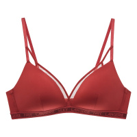 兰卓丽蕾丝文胸无钢圈薄款舒适聚拢内衣女